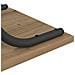 Tavolo consolle rovere artigianale 101 x 35 x 80.5 cm - Foto miniatura 9