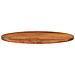 Piano Tavolo 120x50x3,8 cm Ovale in Legno Massello di Acacia - Foto miniatura 3