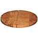 Piano Tavolo 120x50x3,8 cm Ovale in Legno Massello di Acacia - Foto miniatura 4