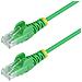 Cavo Ethernet CAT6 Verde da 1,5m; Patch UTP con Plug RJ45 Antigroviglio e Rilievi di Trazione, Cavo Lan Slim in Rame Puro 28AWG, Sottoposto a test Fluke - Foto miniatura 1