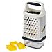 Grattugia Multifunzione Multi Grip Box Grater Include Lame Grosse Fini Julienne E Affettatrice Con Base Di Misurazione E Presa Di Precisione - Foto miniatura 1
