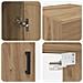 Pensile Rovere artigianale 34,5 x 34 x 90 cm Legno multistrato - Foto miniatura 9