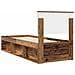 Struttura del letto Legno vecchio 75 x 190 cm Pino massello - Foto miniatura 9