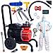 Pompa Airless Strong Storm 1100 Rss05 - 3500w, 22mpa, 18l /min | Set Con Pistola, Lancia, Tubo 8m, Manometro, Tuta - Foto miniatura 1