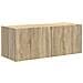 Set mobile TV 4 pz Rovere Sonoma Legno ingegnerizzato - Foto miniatura 5