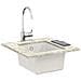 Lavello Bianco 370 x 460 mm 80% Quarzo e 20% Resina - Foto miniatura 2