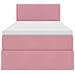 Letto con Contenitore con materasso Rosa 100 x 200 cm Velluto - Foto miniatura 7