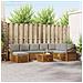 Set divani con cuscino 9 pcs Grigio Naturale e Chiaro - Foto miniatura 2