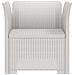 Poltrona a 1 Posto Aspetto Rattan PP Bianco - Foto miniatura 2