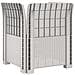 Poltrona a 1 Posto Aspetto Rattan PP Bianco - Foto miniatura 3