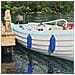 Fendini per barche 2 pz Ø 11 x 40 cm Blu PVC - Foto miniatura 2
