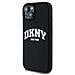 Dkny Liquid Silicone Custodia Bianca Con Logo Stampato Magsafe Per Iphone 15/14/13 - Nera - Foto miniatura 1