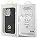 Guess Custodia In Silicone Con Logo E Cristalli Per Iphone 15 Pro - Nera - Foto miniatura 3