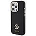 Guess Custodia In Silicone Con Logo E Cristalli Per Iphone 15 Pro - Nera - Foto miniatura 7
