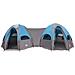 Tenda familiare con telo da pioggia resistente all'acqua Blu - Foto miniatura 4
