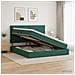 Letto con contenitore e materasso Verde Scuro 140 x 200 cm - Foto miniatura 2