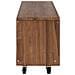 Mobile TV 110 x 30 x 40 cm Naturale Legno di teak solido - Foto miniatura 4