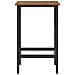 Sgabello da bar 2 pz Legno antico 40 x 32 x 74 cm - Foto miniatura 3