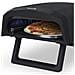 GINO640, forno pizza a gas, acciaio inox, superficie 32cm, girevole a 360°, pietra Cordierite, fino 500°C, piedi pieghevoli, pala per pizza - Foto miniatura 5