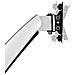 Stafa da parette per Monitor TV 10-30" fino a 15Kg Argento - Foto miniatura 7