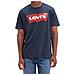 Graphic Set-in Neck Graphic Dress Blues T-shirt Uomo Taglia L - Foto miniatura 3