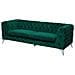 Divano A 3 Posti In Tessuto Verde Sotra - Foto miniatura 12