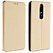 Custodia Nokia 3.1 Plus Portacarte Funzione Supporto Video - Oro - Foto miniatura 1