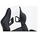 Poltrona Gaming Ufficio Pedro XL - Sedia Racing Imbottita in Similpelle - Poltrona Sport Regolabile e Reclinabile - Carico Max 150 kg Nero Bianco - Foto miniatura 3