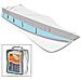 Telo Copri Tender Copri Barca ""covy Line"" L 550 - 610 Cm 265 10 Argento - Foto miniatura 1