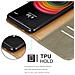 Custodia Compatibile Con Lg X Power In Marrone Cappuccino - Coperchio Protettiva Con Chiusura Magnetica, Funzione Stand E Tasca Per Le Carte - Foto miniatura 3