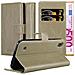 Custodia Compatibile Con Lg X Power In Marrone Cappuccino - Coperchio Protettiva Con Chiusura Magnetica, Funzione Stand E Tasca Per Le Carte - Foto miniatura 4