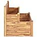 Fioriera Da Giardino A 2 Livelli 110x75x84cm Massello Di Acacia - Foto miniatura 5