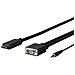 Vivolink Prohdmivga1 Cavo E Adattatore Video 1 M Hdmi Tipo A [standard] Vga [d-sub] Nero (pro Hdmi To Vga + Audio - . - - Foto miniatura 2