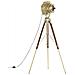 Lampada da Terra a Treppiede Legno Massello di Mango 193 cm - Foto miniatura 9