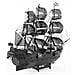 Fascinations Metal Earth Black Pearl Black Versione Nera Puzzle In Metallo 3d - Foto miniatura 2