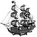 Fascinations Metal Earth Black Pearl Black Versione Nera Puzzle In Metallo 3d - Foto miniatura 1