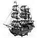 Fascinations Metal Earth Black Pearl Black Versione Nera Puzzle In Metallo 3d - Foto miniatura 5