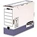 Bankers Box System Archiv-schachtel, Blau (b) 100mm Aus 100% Recyceltem Karton, Fastfold Fr Sekundenschnellen - 1 Stck (1130902)  - Foto miniatura 1