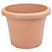 Vaso Per Fiori - Ø 30 Cm Rotondo - Terracotta - Foto miniatura 1