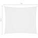 Parasole a Vela in Tessuto Oxford Rettangolare 6x7 m Bianco - Foto miniatura 6