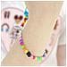Gioiello Da Telefono Bracciale 25cm Scritta Love Collezione Lovely Multicolor - Foto miniatura 4