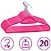 Set Appendiabiti 20 pz Antiscivolo Rosa in Velluto - Foto miniatura 1