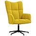 Sedia Relax Giallo Senape in Velluto - Foto miniatura 1