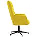 Sedia Relax Giallo Senape in Velluto - Foto miniatura 3