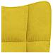 Sedia Relax Giallo Senape in Velluto - Foto miniatura 6