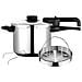 Dual Xpress 6 Pentola A Pressione 6 L, Induzione, Acciaio Inox. 18/10, Regolatore Di Pressione Argento - Foto miniatura 1