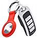 Cellularline Key Ring - Airtag Custodia In Silicone Con Gancio Per Airtag Rosso - Foto miniatura 2