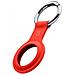 Cellularline Key Ring - Airtag Custodia In Silicone Con Gancio Per Airtag Rosso - Foto miniatura 3