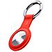 Cellularline Key Ring - Airtag Custodia In Silicone Con Gancio Per Airtag Rosso - Foto miniatura 1