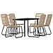 Set Mobili Da Pranzo Per Giardino 7 Pz Rovere - Foto miniatura 1